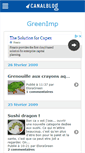 Mobile Screenshot of greenimp.canalblog.com
