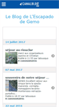 Mobile Screenshot of lescapado.canalblog.com