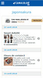 Mobile Screenshot of japonsakuraf.canalblog.com