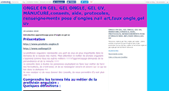 Desktop Screenshot of conseilposeongle.canalblog.com