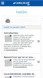 Mobile Screenshot of hist3m.canalblog.com