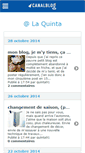 Mobile Screenshot of laquintablog.canalblog.com