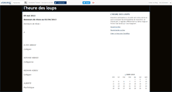 Desktop Screenshot of lheuredesloups.canalblog.com