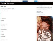 Tablet Screenshot of lheuredesloups.canalblog.com
