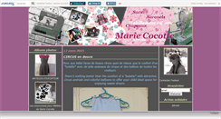 Desktop Screenshot of mariecocotte.canalblog.com