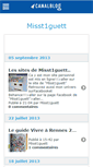 Mobile Screenshot of misst1guett.canalblog.com