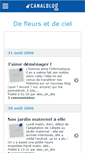 Mobile Screenshot of defleursetdeciel.canalblog.com