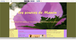 Desktop Screenshot of lesourcesdemanon.canalblog.com