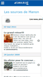 Mobile Screenshot of lesourcesdemanon.canalblog.com