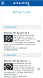 Mobile Screenshot of jadsampler.canalblog.com
