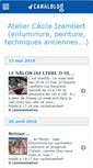 Mobile Screenshot of cizambert.canalblog.com