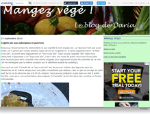 Tablet Screenshot of mangezvege.canalblog.com