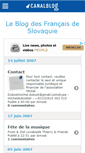 Mobile Screenshot of franceslovensko.canalblog.com