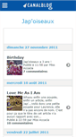 Mobile Screenshot of gabjapoiseaux.canalblog.com
