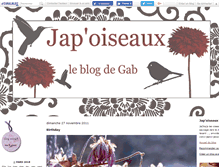 Tablet Screenshot of gabjapoiseaux.canalblog.com