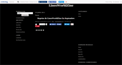 Desktop Screenshot of linesworldzine.canalblog.com