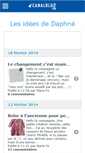 Mobile Screenshot of lesideesdedaphne.canalblog.com