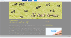 Desktop Screenshot of iletaittemps.canalblog.com