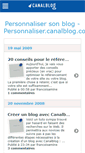 Mobile Screenshot of personnaliser.canalblog.com