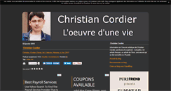 Desktop Screenshot of christiancordier.canalblog.com