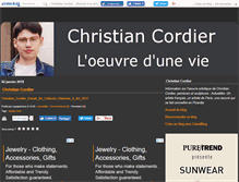 Tablet Screenshot of christiancordier.canalblog.com