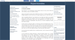 Desktop Screenshot of hypermondes.canalblog.com