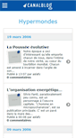 Mobile Screenshot of hypermondes.canalblog.com