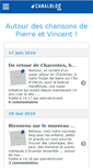 Mobile Screenshot of pierretvincent.canalblog.com