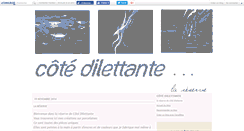 Desktop Screenshot of cotedilettanter.canalblog.com