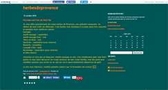 Desktop Screenshot of herbesdeprovence.canalblog.com