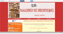 Desktop Screenshot of magasinierdesbib.canalblog.com
