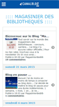 Mobile Screenshot of magasinierdesbib.canalblog.com
