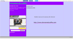 Desktop Screenshot of domaineducoffre.canalblog.com