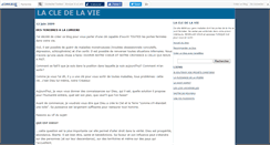 Desktop Screenshot of lacledelavie.canalblog.com