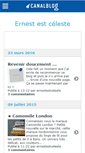 Mobile Screenshot of ernestestceleste.canalblog.com
