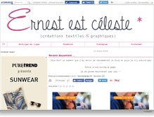 Tablet Screenshot of ernestestceleste.canalblog.com