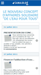 Mobile Screenshot of eaupourtous.canalblog.com