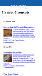 Mobile Screenshot of carnetcreusois.canalblog.com