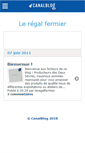 Mobile Screenshot of leregalfermier.canalblog.com