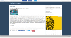 Desktop Screenshot of infodrogue.canalblog.com