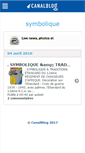 Mobile Screenshot of 12rcasymbolique.canalblog.com