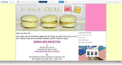 Desktop Screenshot of leblogdececile.canalblog.com