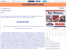 Tablet Screenshot of litteratureyaoi.canalblog.com