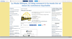 Desktop Screenshot of lamodeethique.canalblog.com
