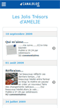 Mobile Screenshot of meloamelie.canalblog.com
