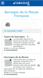 Mobile Screenshot of barragemeuse.canalblog.com
