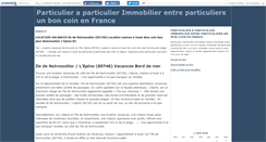 Desktop Screenshot of immobilierfrance.canalblog.com