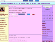 Tablet Screenshot of interditsdenfant.canalblog.com