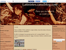 Tablet Screenshot of latinistes.canalblog.com