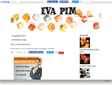 Tablet Screenshot of evapim.canalblog.com